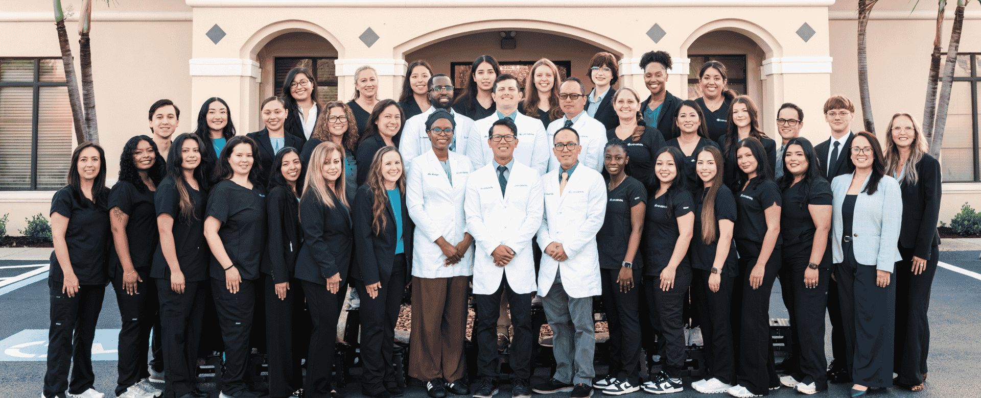 Full team photo of Chen Dental doctors and team 2026